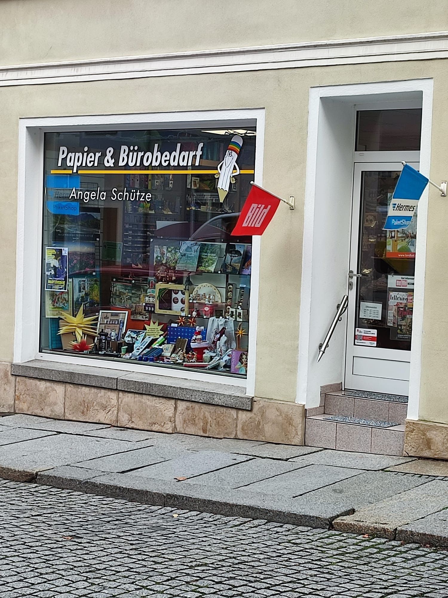Fassade von Papier und Schreibwaren Angela Schütze