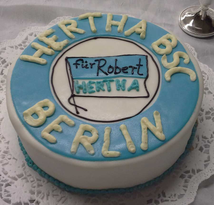 Torte Fußball Herta BSC Berlin