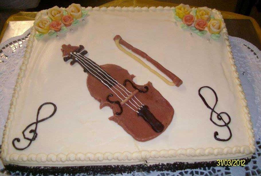 Torte Musik Geige
