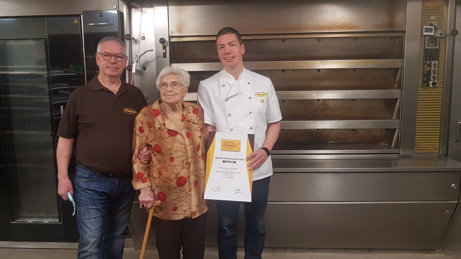 Übergabe in die 4. Generation | Traditionsbäckerei Fischer