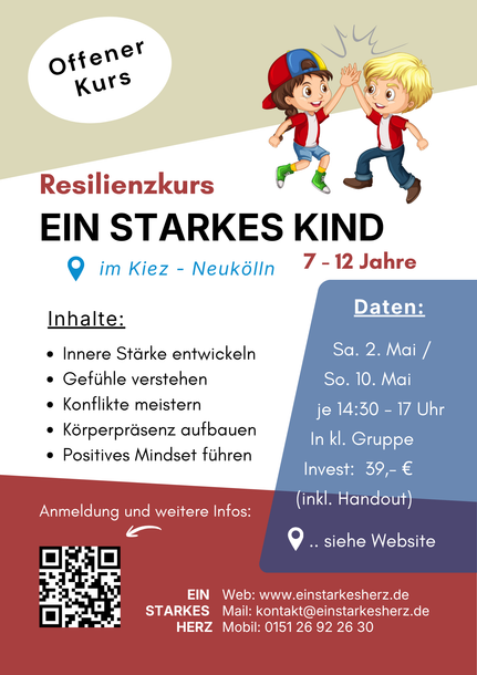 Farbig gestalteter Flyer zum Workshop-Termin.