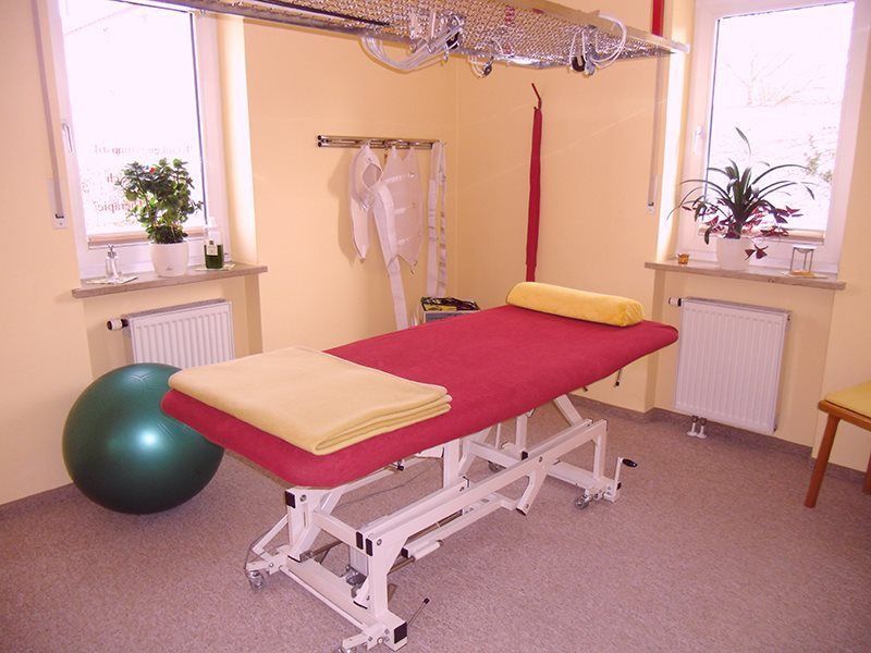Behandlungsraum in der Praxis für Physiotherapie Stefan Stöhr