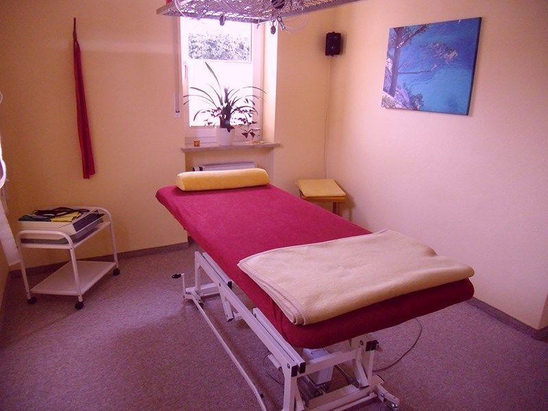 Behandlungsraum in der Praxis für Physiotherapie Stefan Stöhr