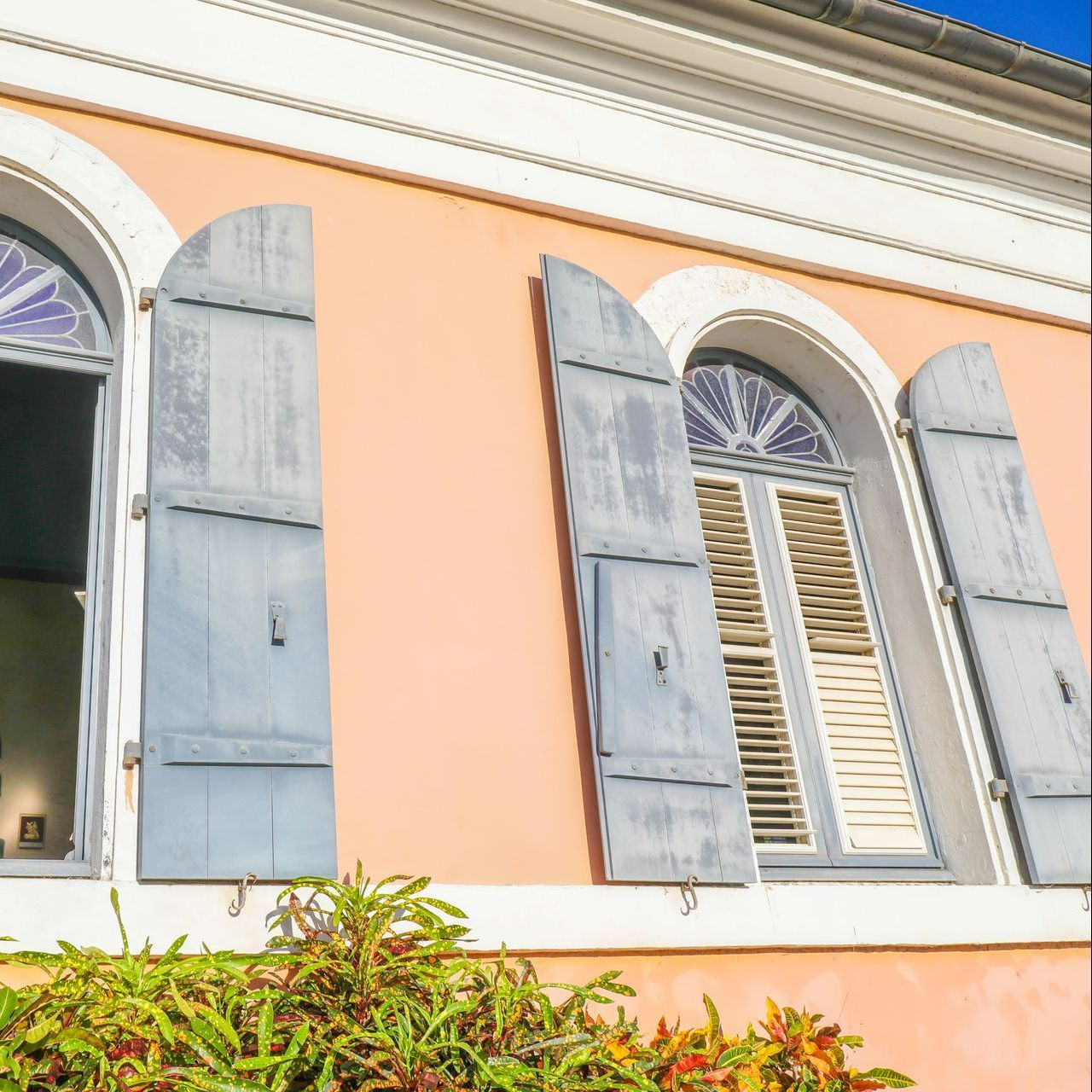 Façade d'une maison en Martinique