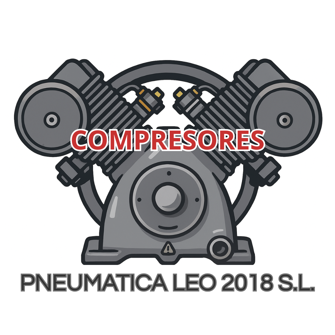 Un logotipo para compresores neumáticos Leo 2018 SL