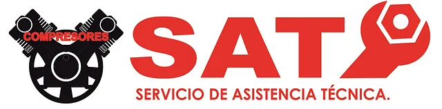 Un logotipo rojo y negro para una empresa llamada sat9