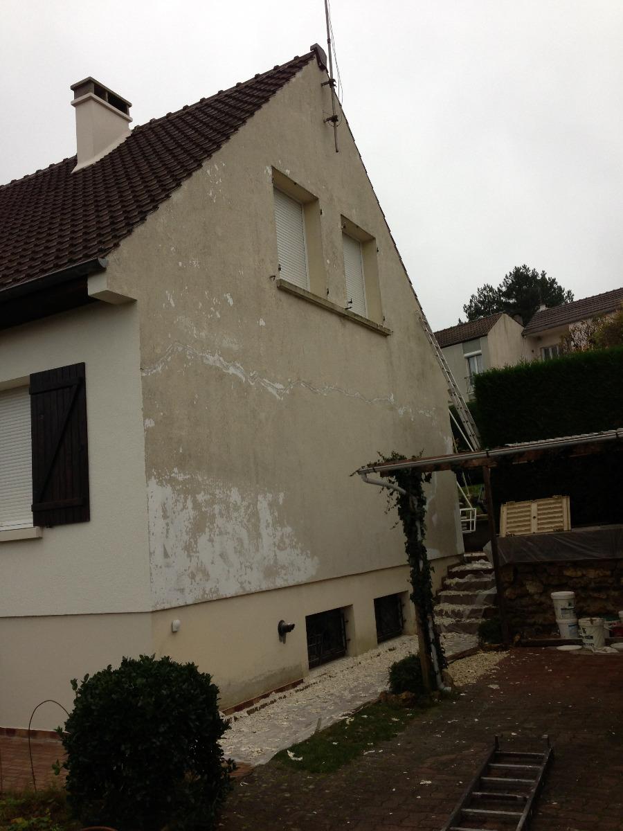 Façade de maison avant travaux