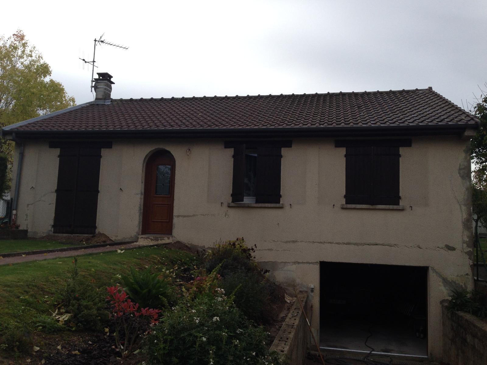 Fissures sur façade