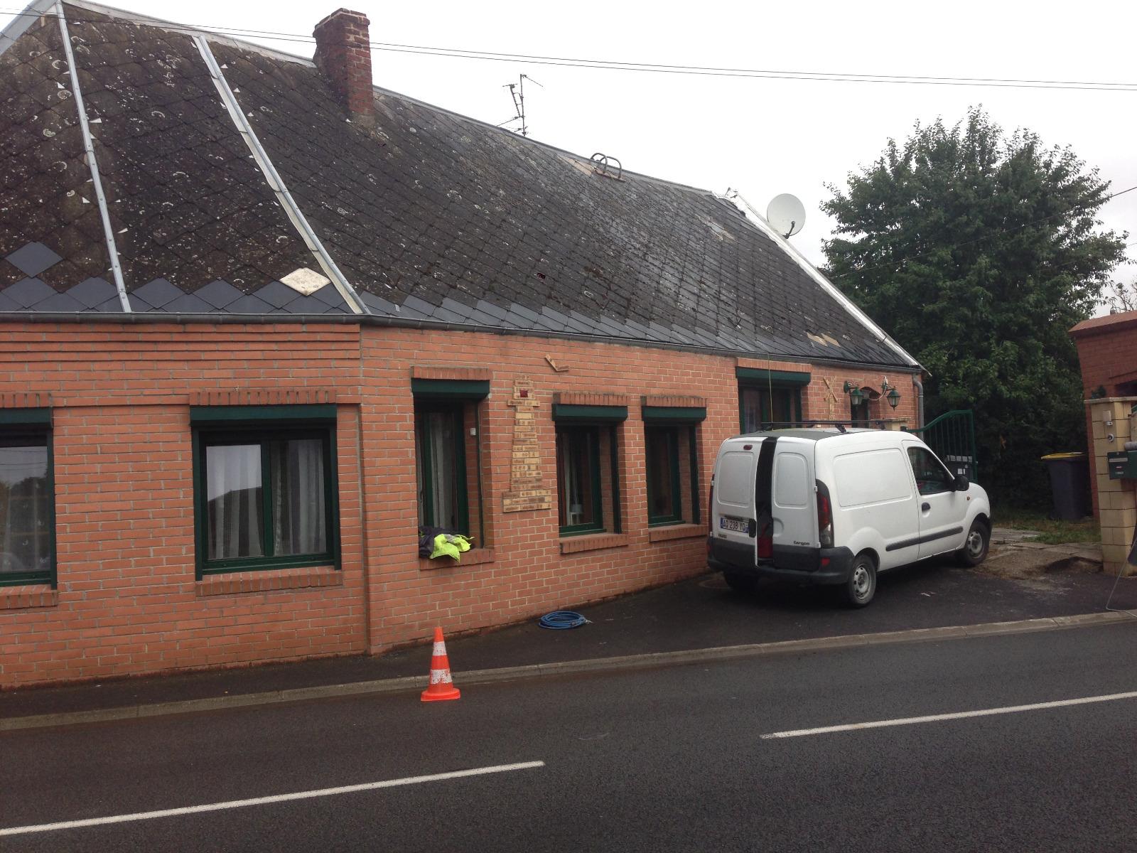 Rénovation toiture ardoise