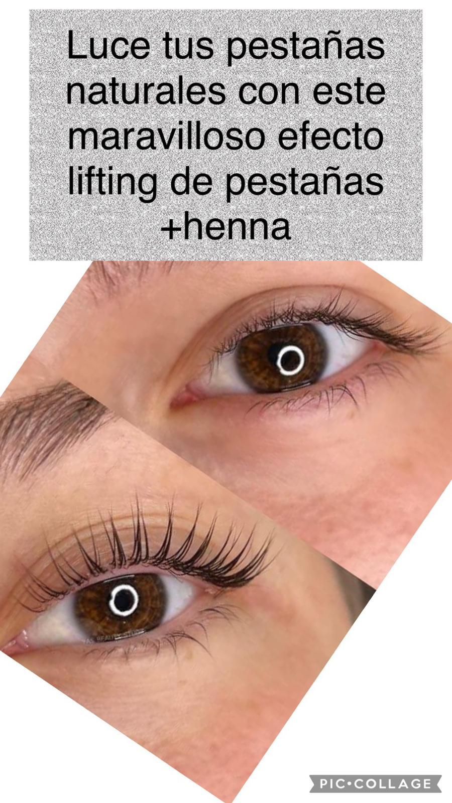 Luce tus pestañas naturales con este maravilloso efecto lifting de pestañas + henna