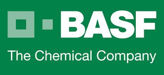 Un logotipo verde y blanco para la empresa química BASF.