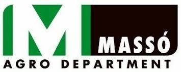 El logo del departamento masso agro es verde y negro.