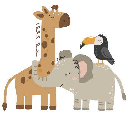 Groupe de bébés animaux