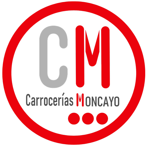 El logotipo de una empresa llamada carrocerias moncayo.