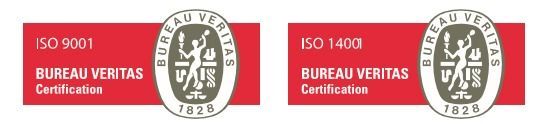Dos logotipos que dicen Bureau Veritas Certification.
