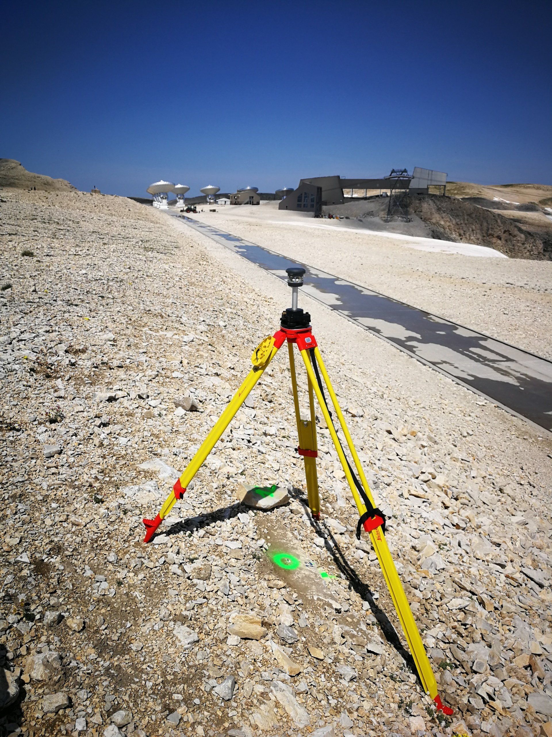 Plateau de bure- implantation des antennes radio millimétrique