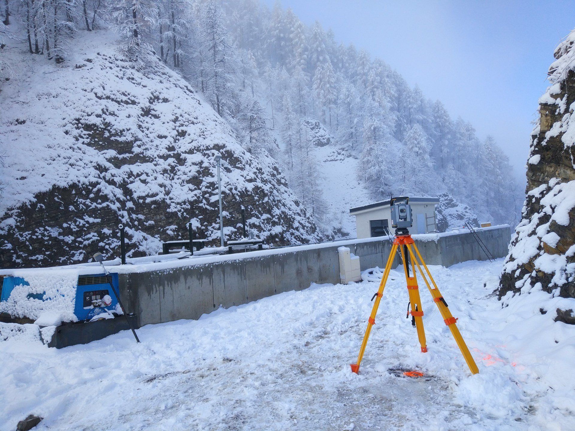 torrent de Crévoux-relevé pour micro centrale Hydro-électrique