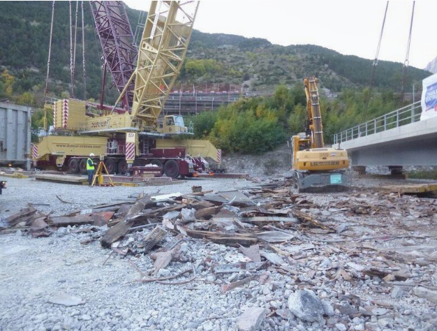 Implantation de précision d'un ouvrage d'Art SNCF