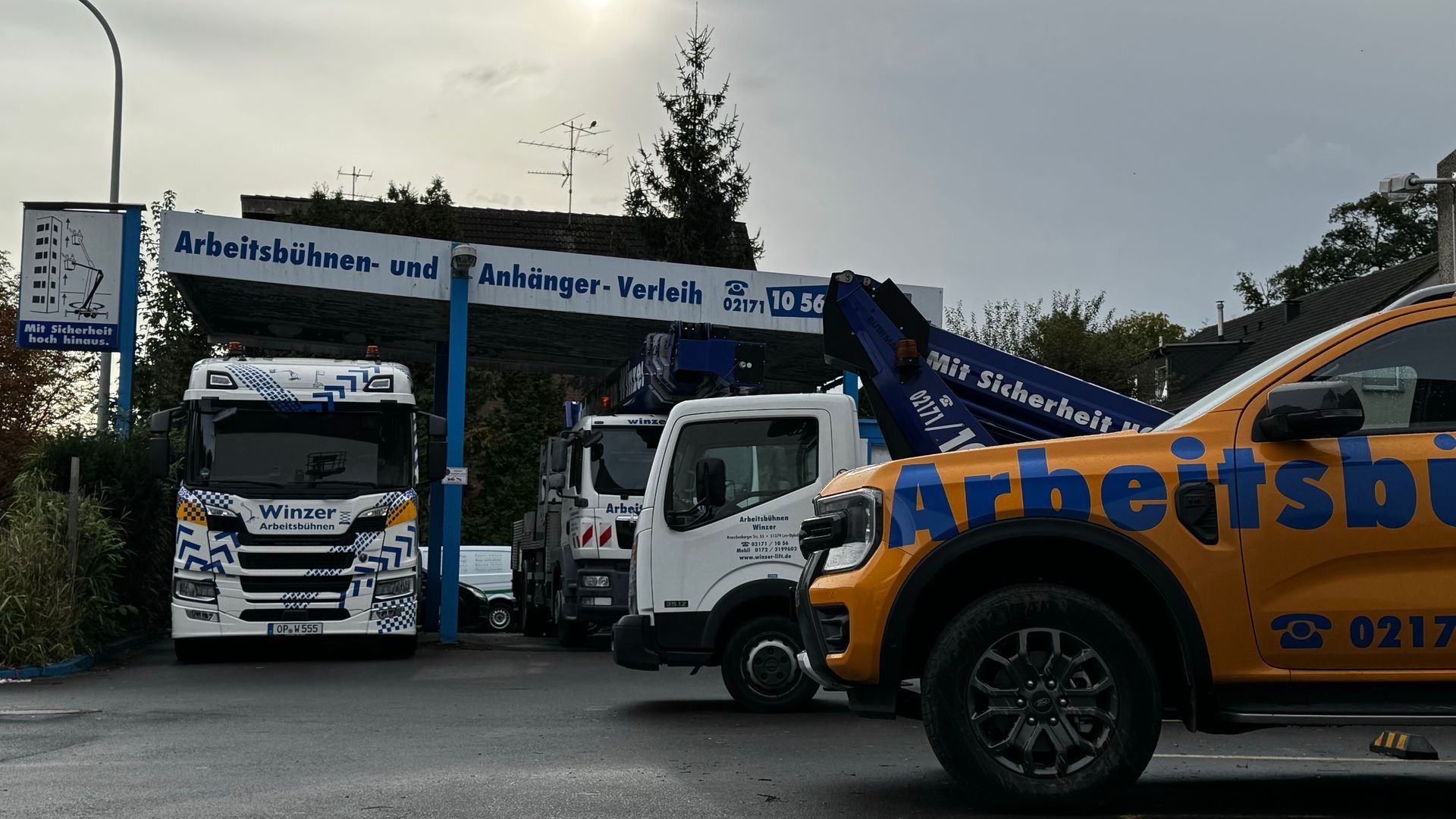 Arbeitsbühnenverleih Winzer – mobile Trafostation