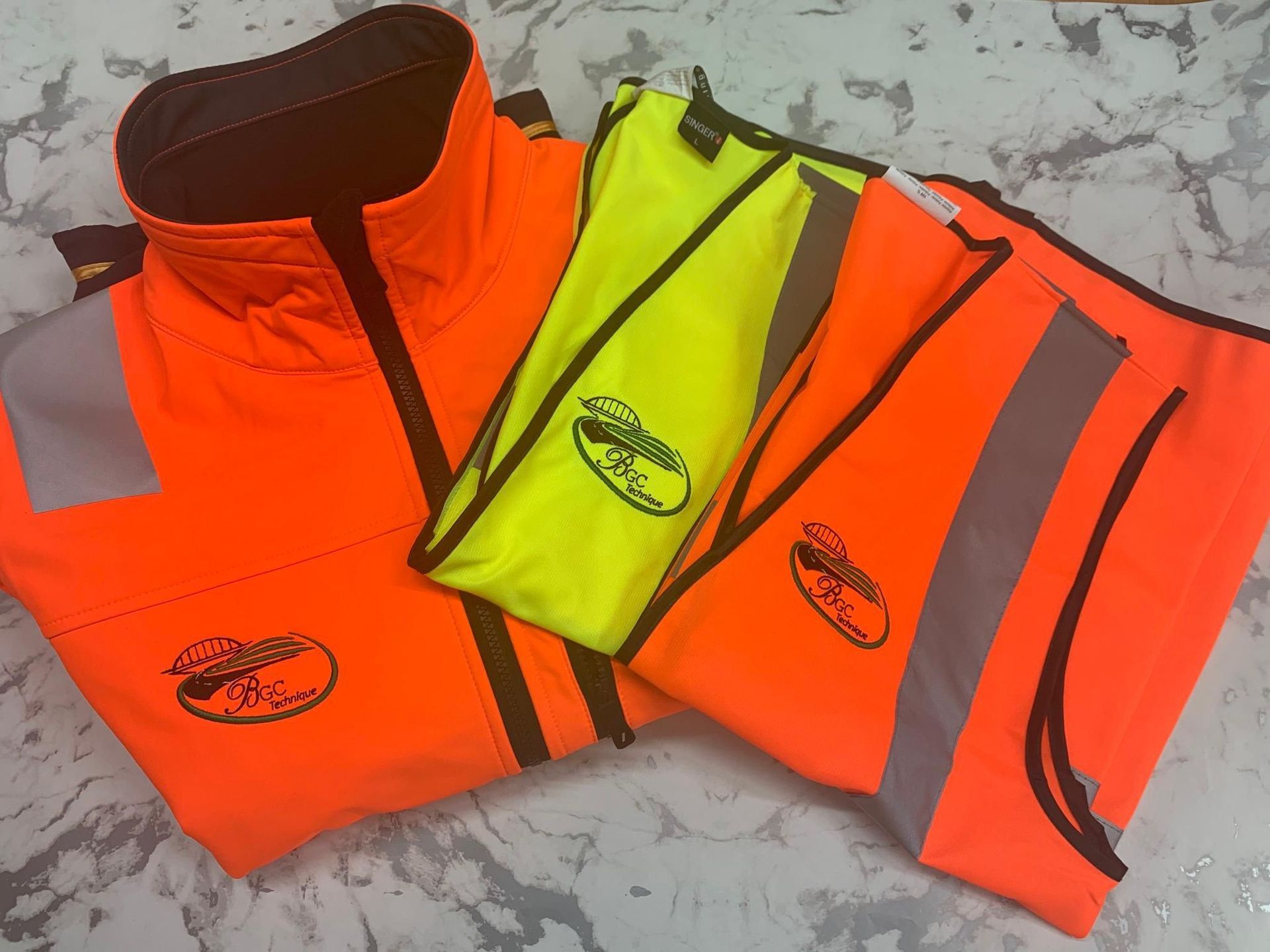 Broderie Bralina - Personnalisation haute visibilité