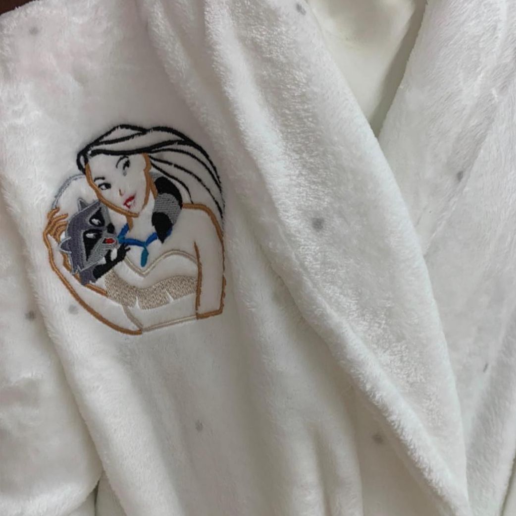 Broderie Bralina - personnalisation peignoir