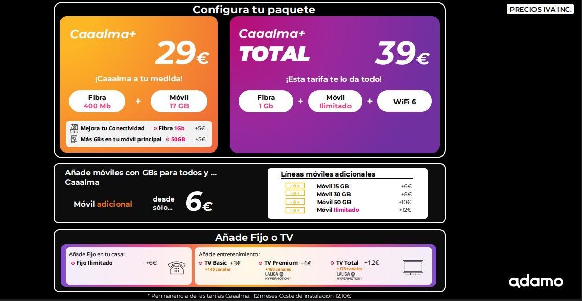 Una captura de pantalla de un sitio web que muestra un precio total de 39 euros.