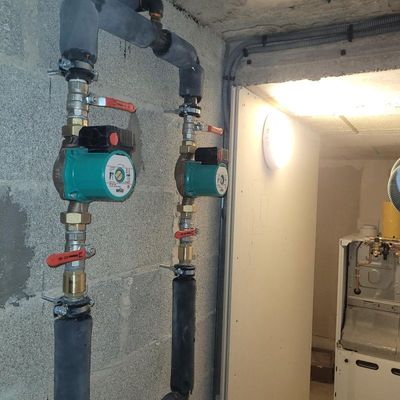 Un système de chauffage.