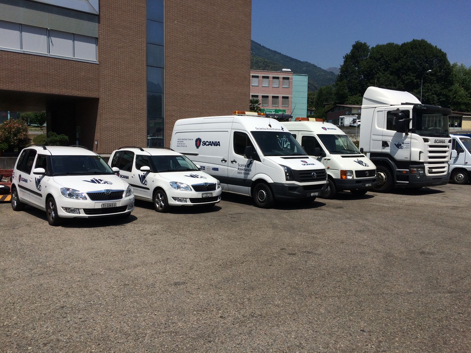 VIT Veicoli Industriali Ticino SA - parco veicoli - Scania - Manno - Lugano - Ticino