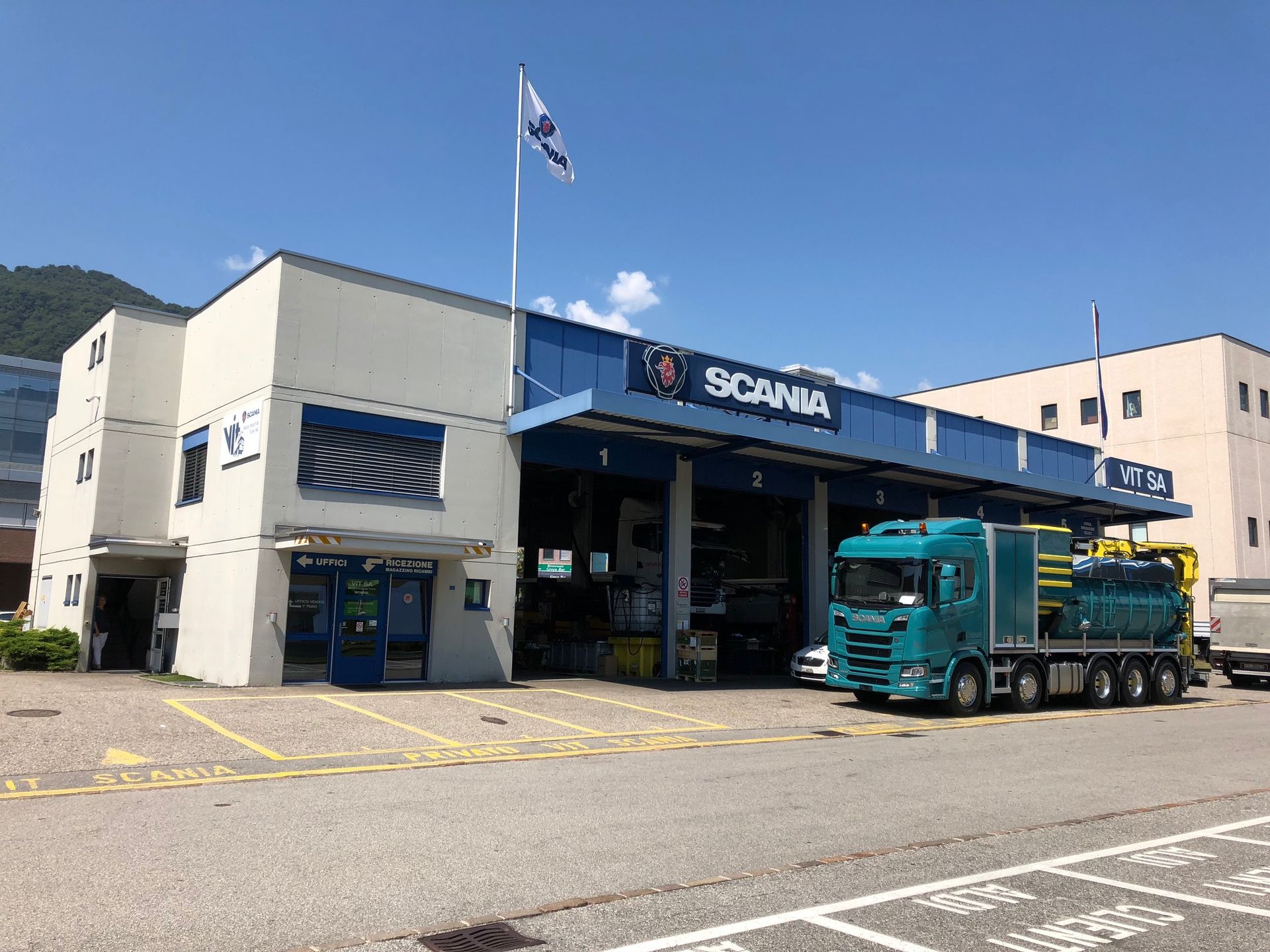 VIT Veicoli Industriali Ticino SA - officina - Scania - Manno - Lugano - Ticino