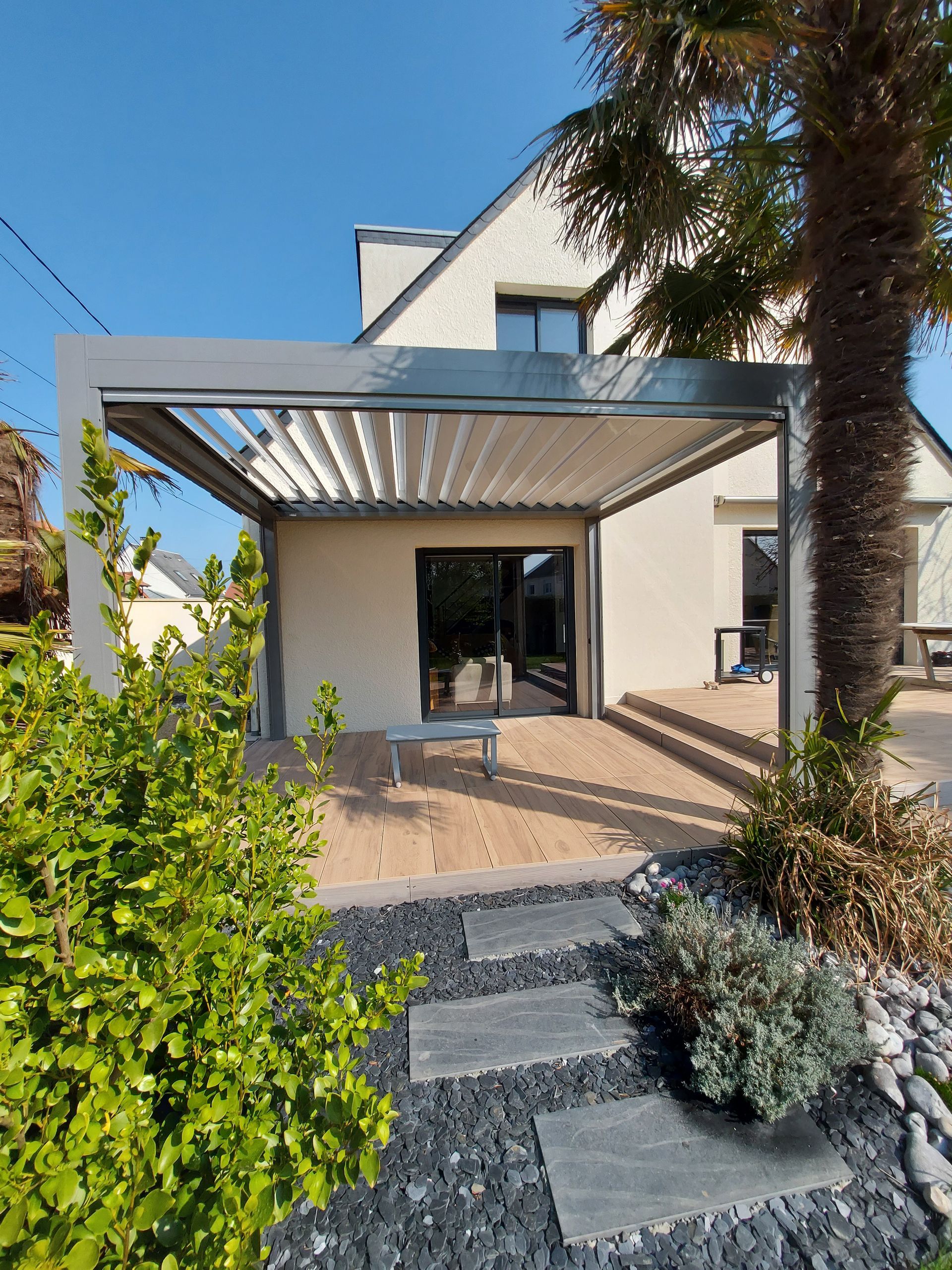 Pergola oriente plein sud