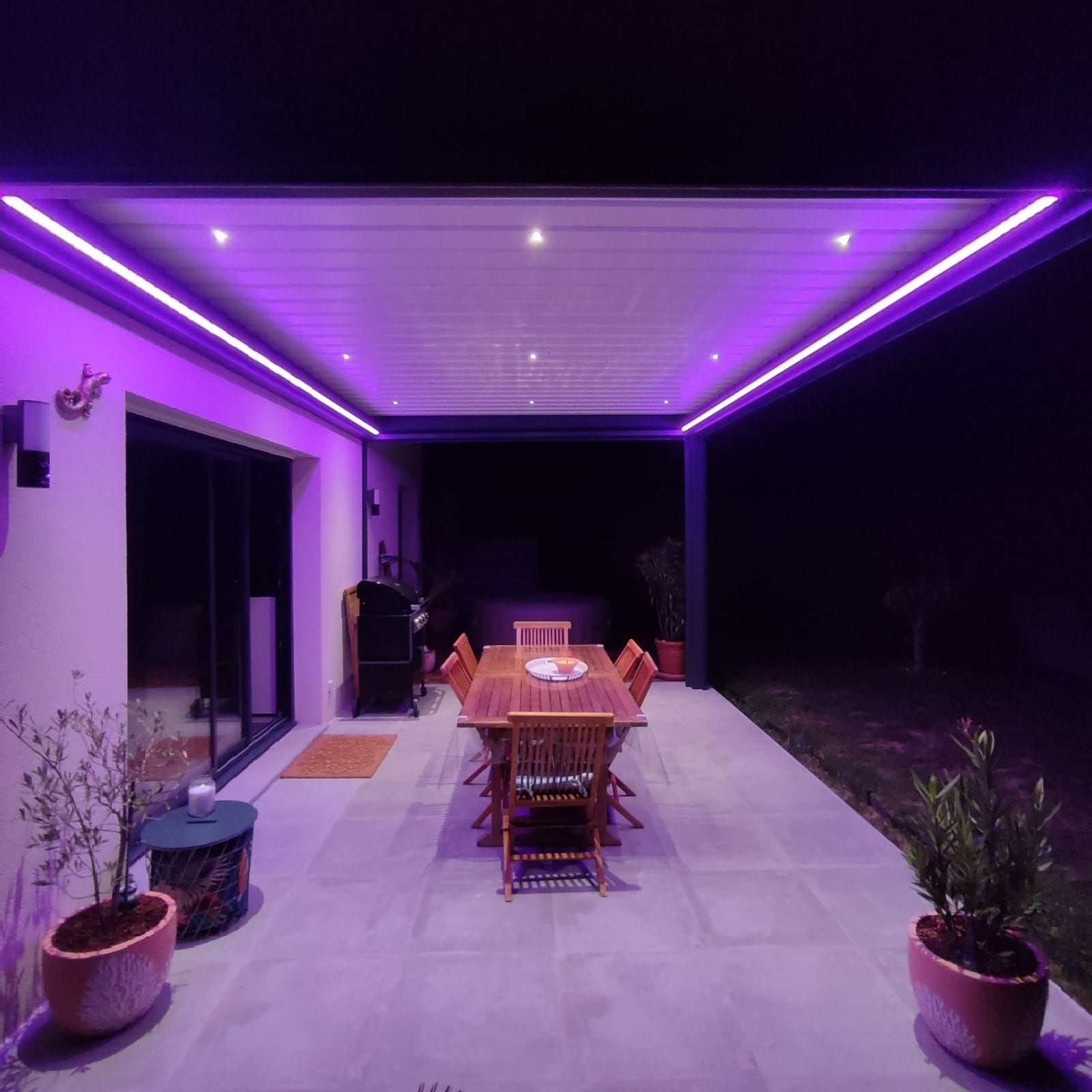 Pergola installé au showroom