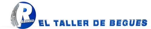 Un logotipo azul y blanco para El Taller de Beques
