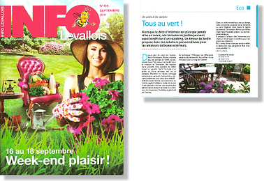 Paysagisme coupure de presse