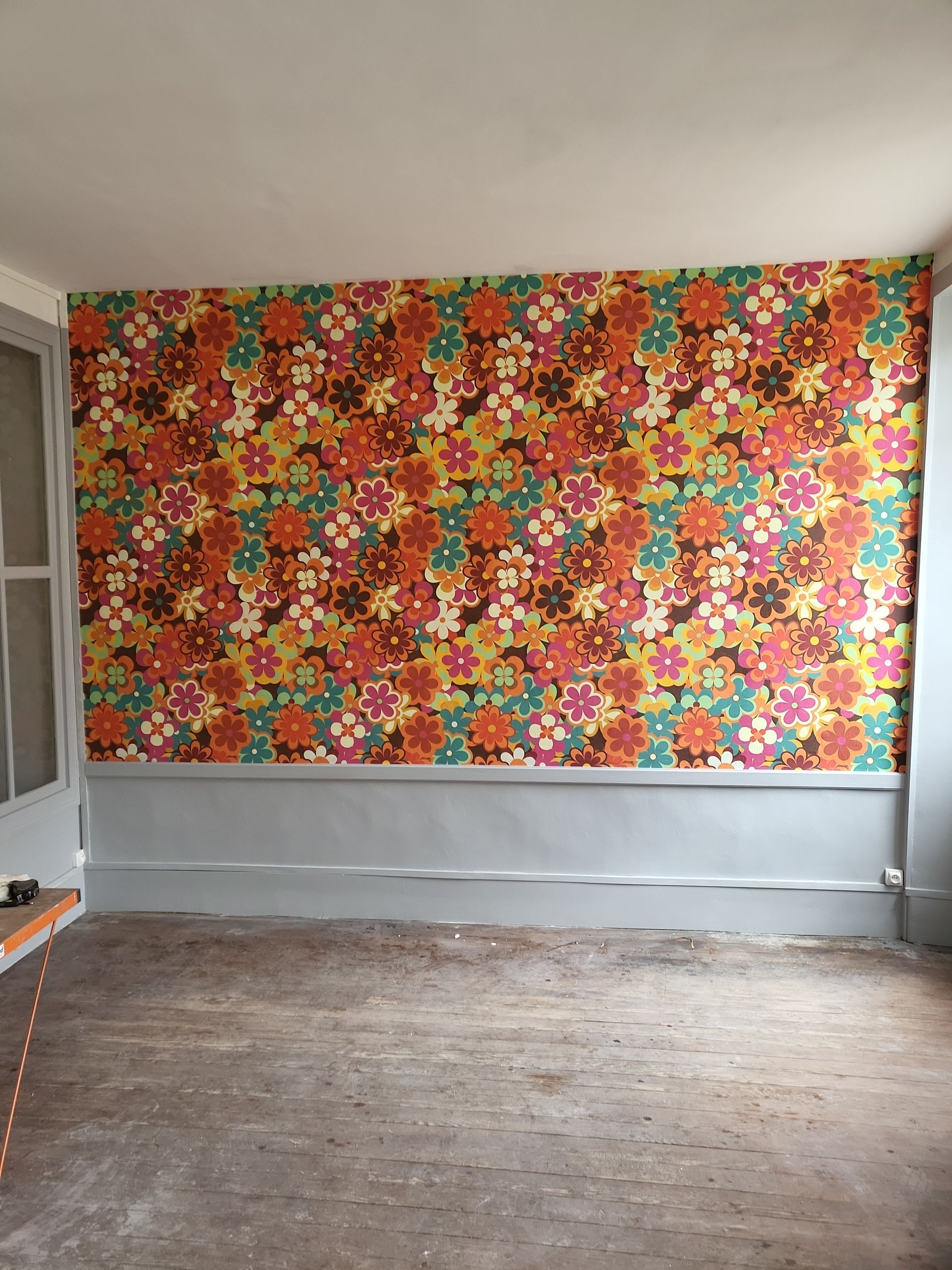 Papier peint coloré