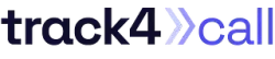 Un logotipo para una empresa llamada track4 call