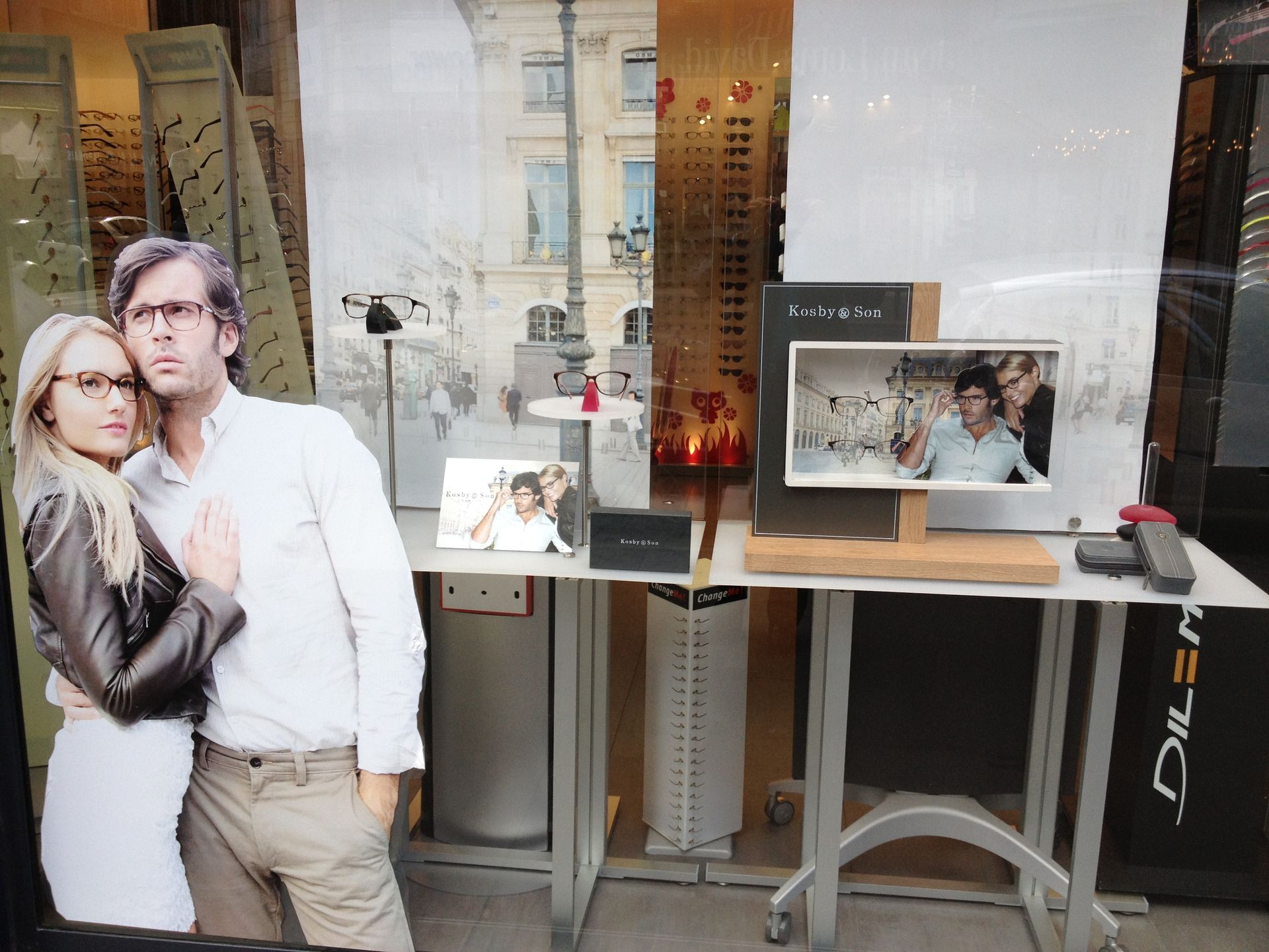 Vitrine pour la marque Kosby