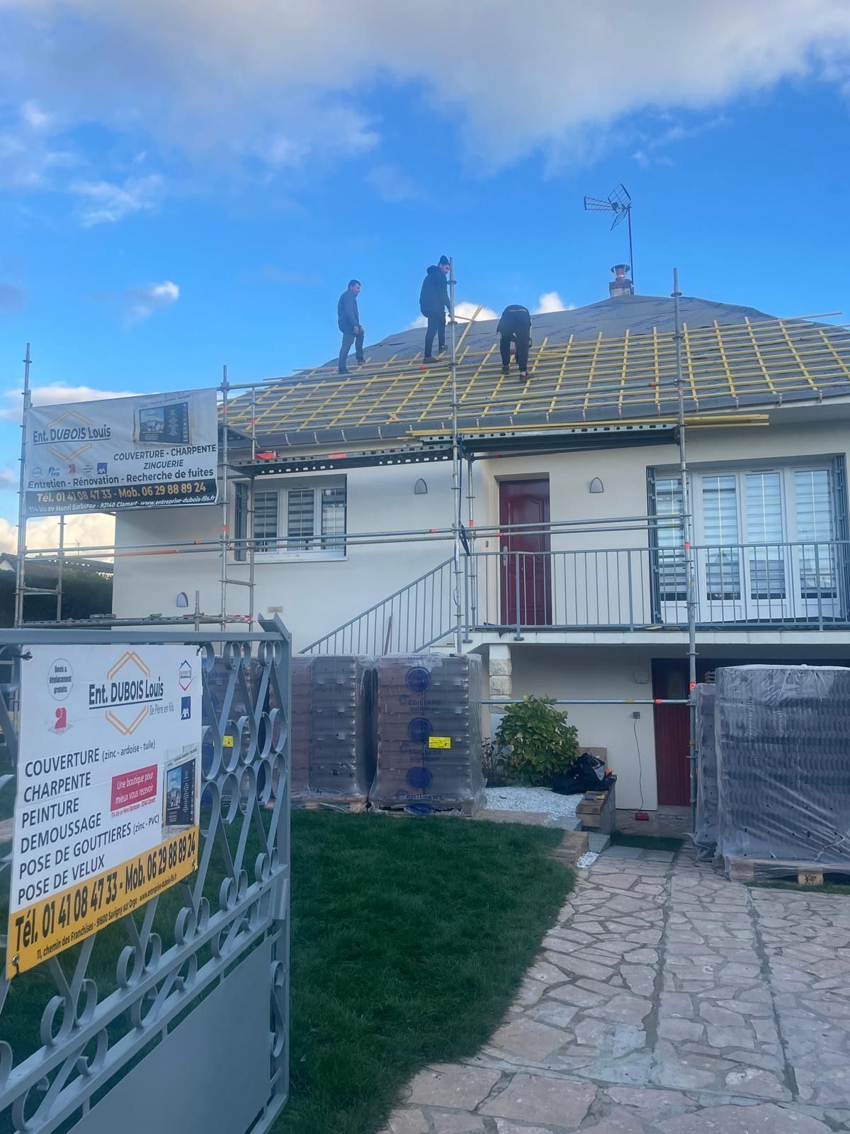Rénovation complète de couverture de grande maison 1