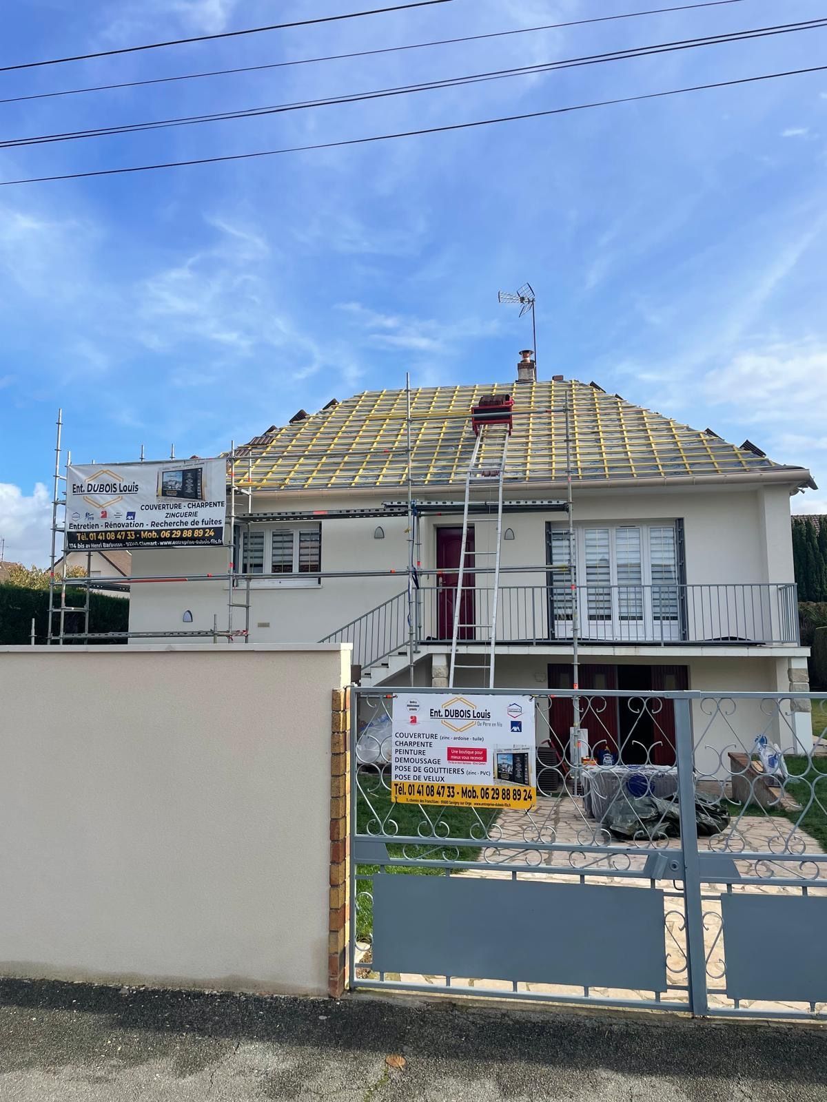 Rénovation complète de couverture de grande maison 2