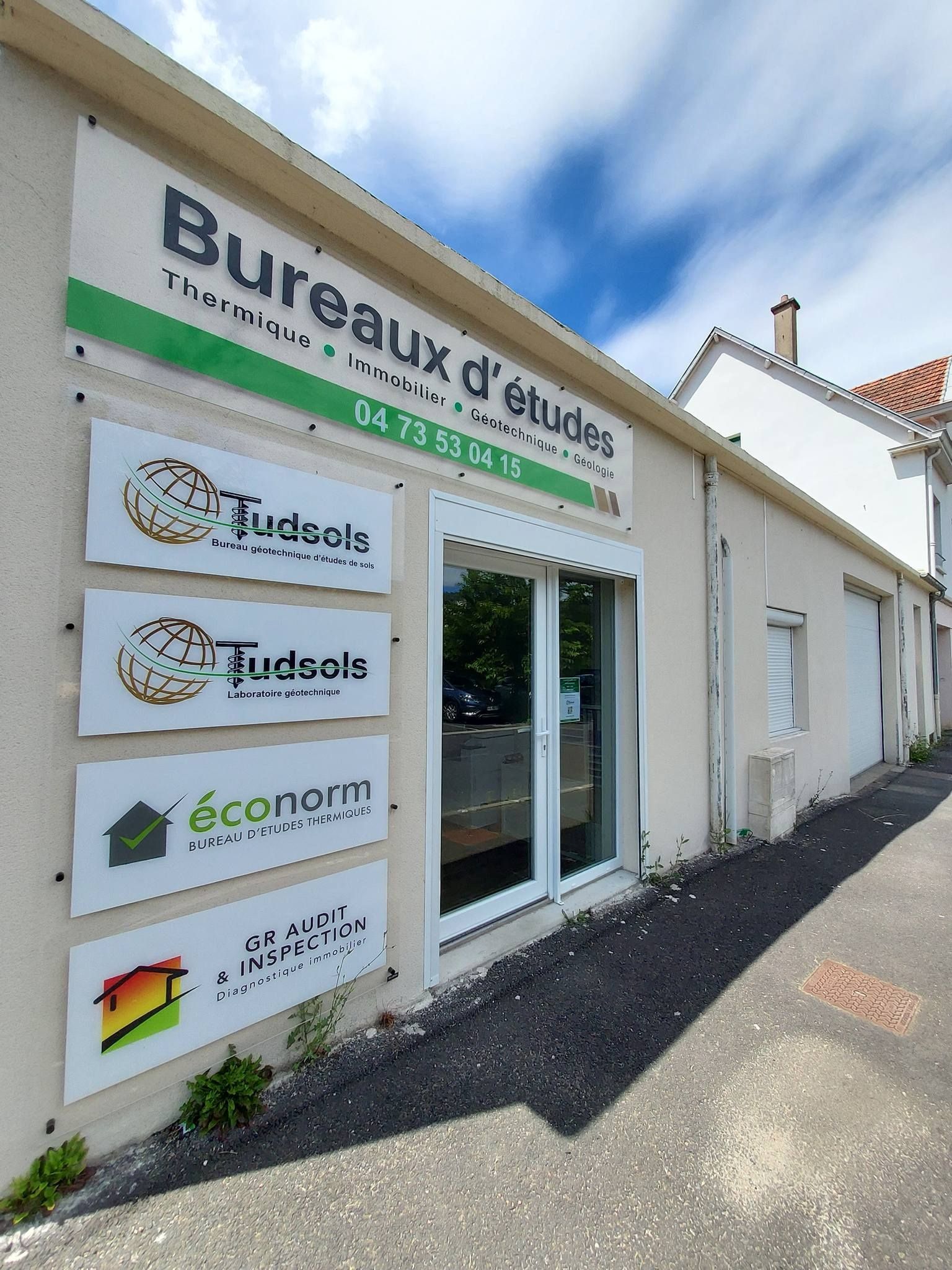 Devanture de l'entreprise TUDSOLS.