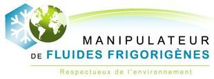 Logo de la certification de manipulation des fluides frigorigènes