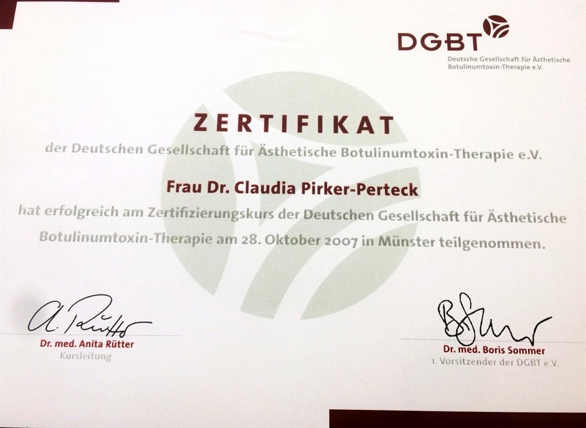 Ein Zertifikat mit der Aufschrift „Zertifikat“