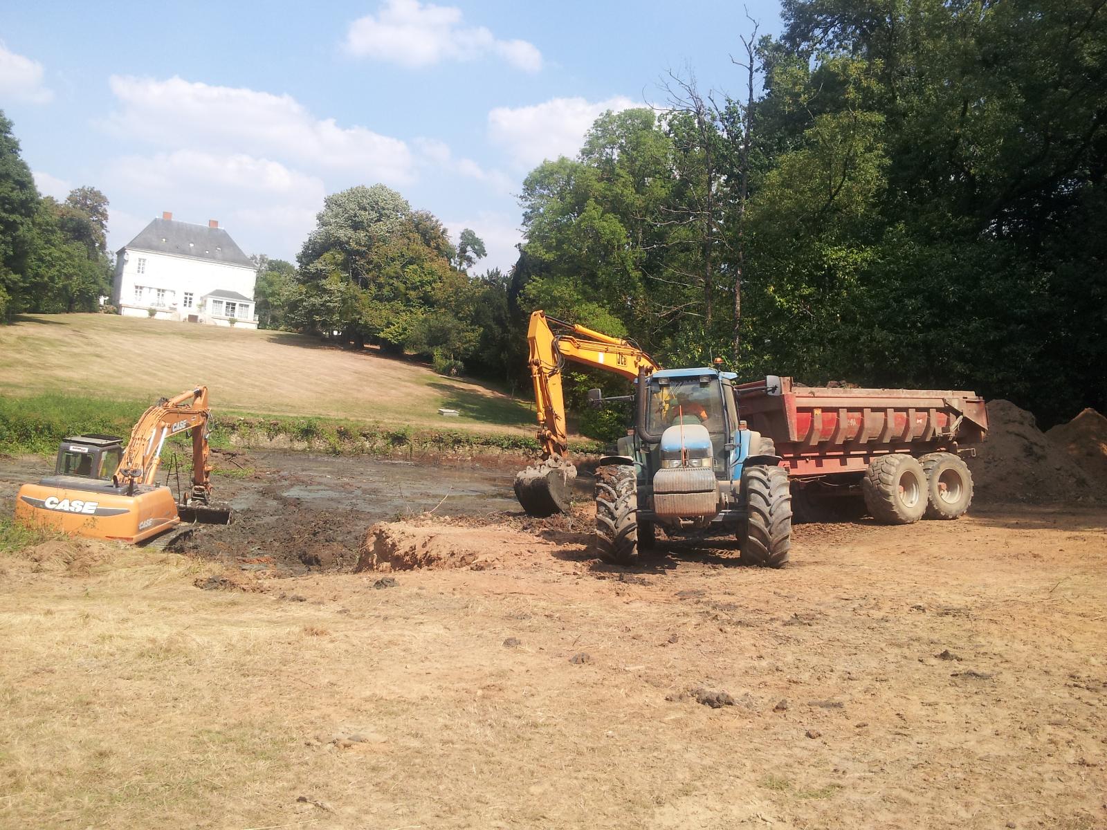 Curage d'étang - Roirand Gauvrit TP 