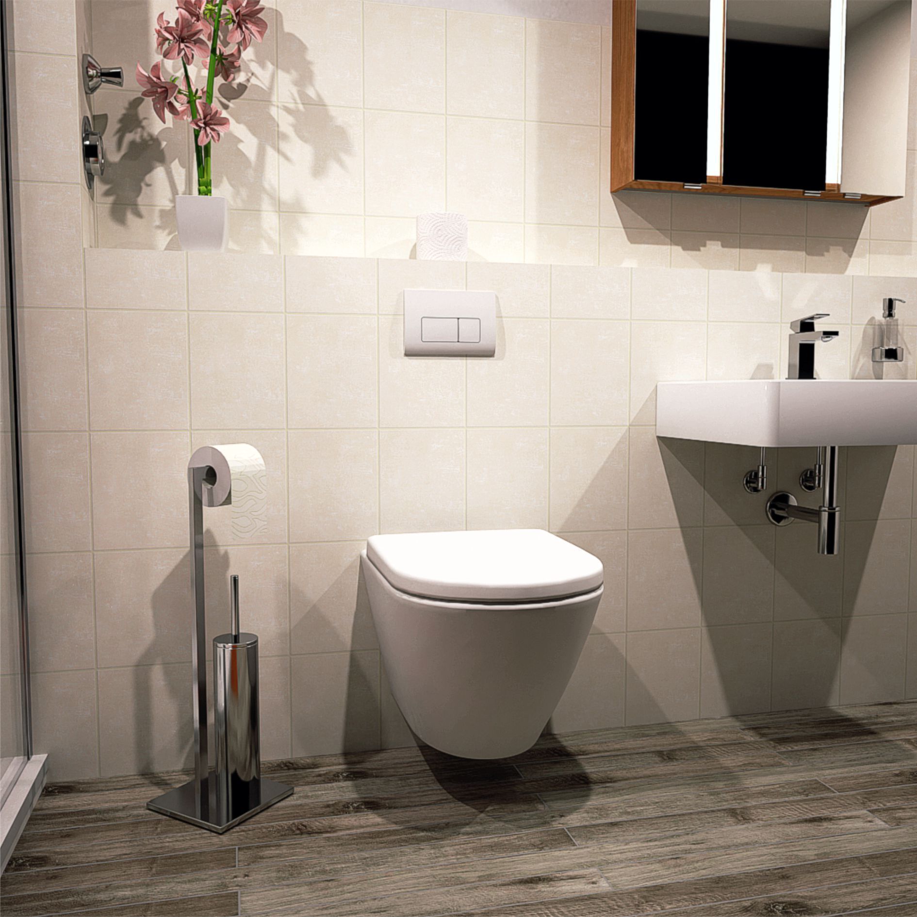 WC-Umbau zum wandhängenden WC