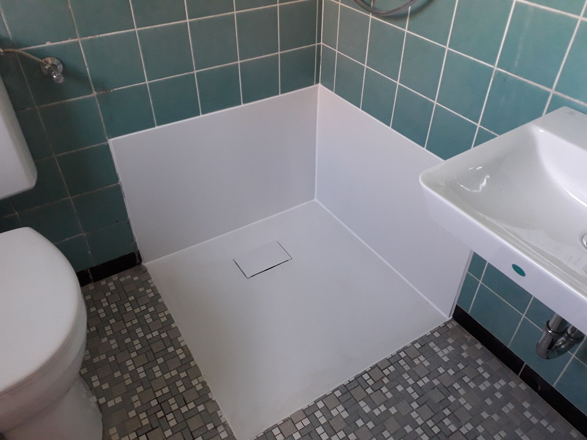 Bodenebener Duschumbau