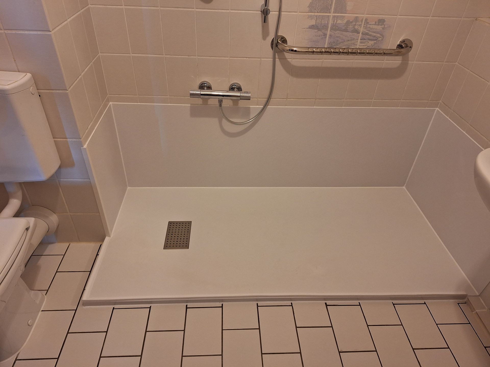 Umbau von Wanne zur Dusche