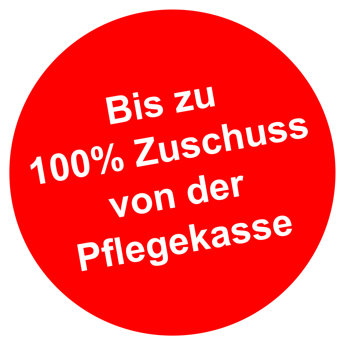 Bis zu 100% Zuschuss von der Pflegekasse