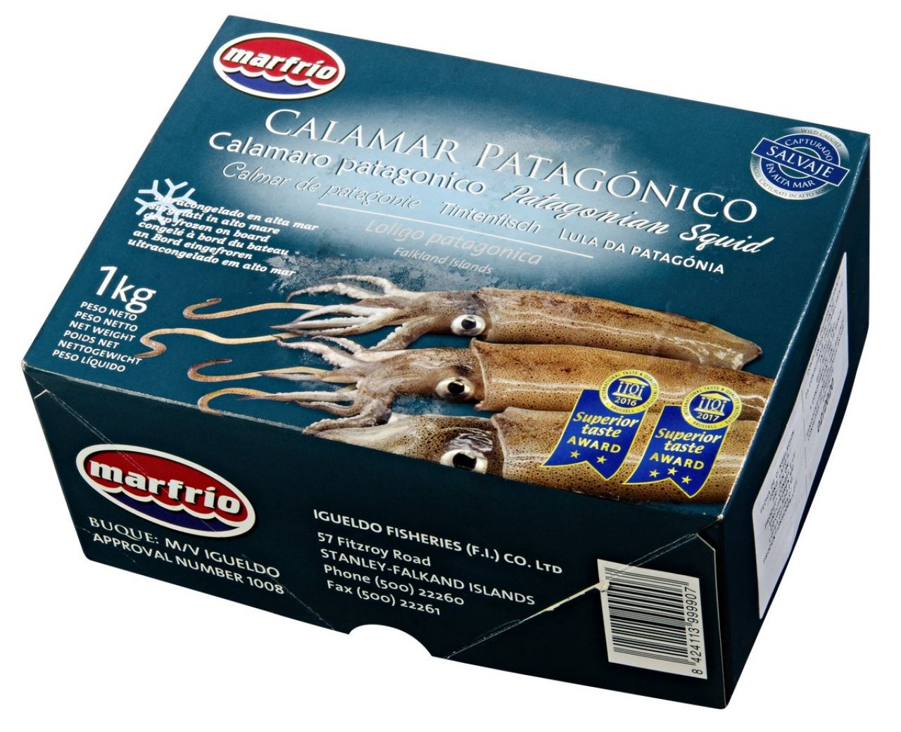 Poissons et fruits de mer surgelés - Novameditpesca Sàrl