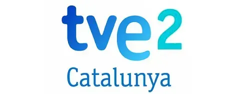 Un logotipo azul y blanco para TVE2 Cataluña