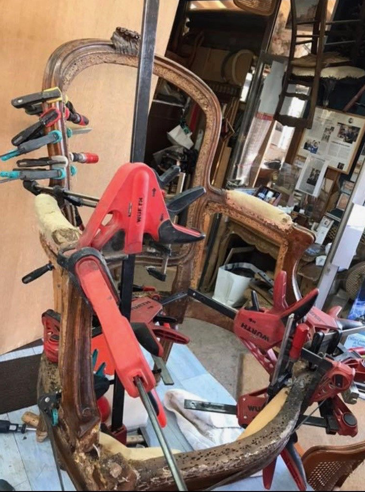 Pièce en cours de rénovation dans l'atelier Erevan 