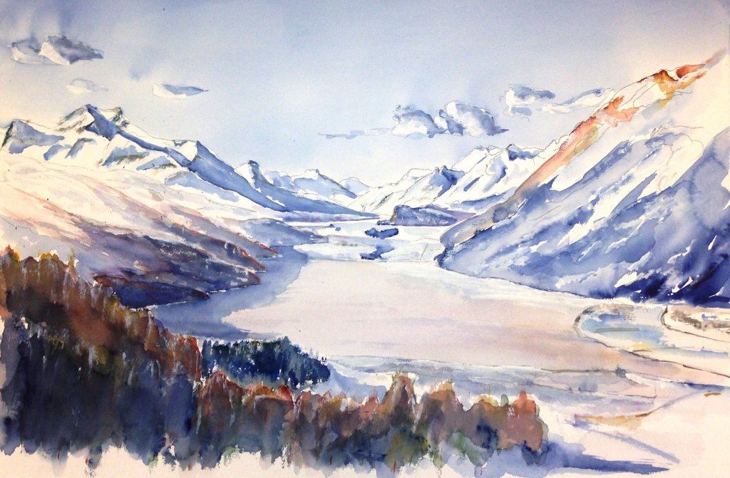 Engadiner Berg- und Landschaftsbilder von Gerold Schoch